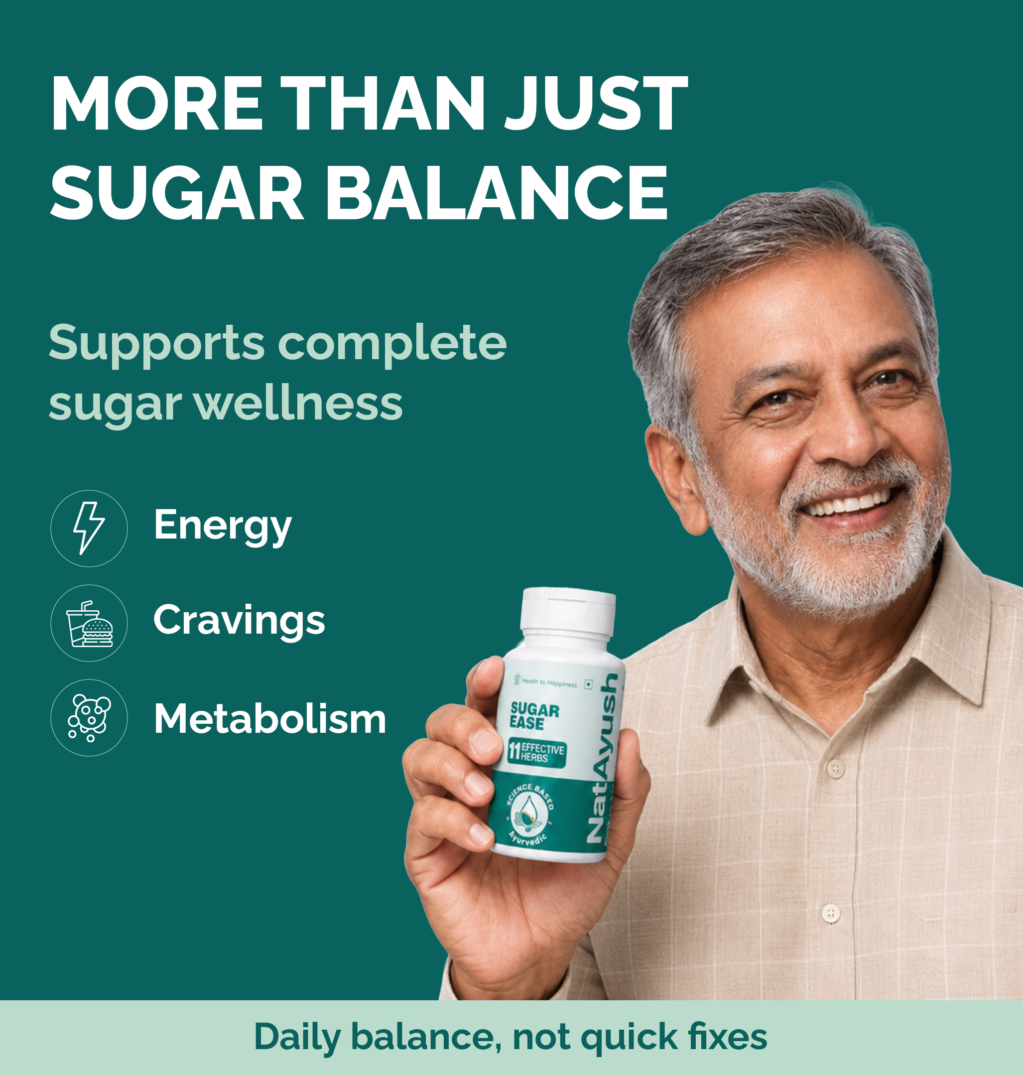 Sugar Ease Tablet (Ayurvedic Dia Free Tablets)