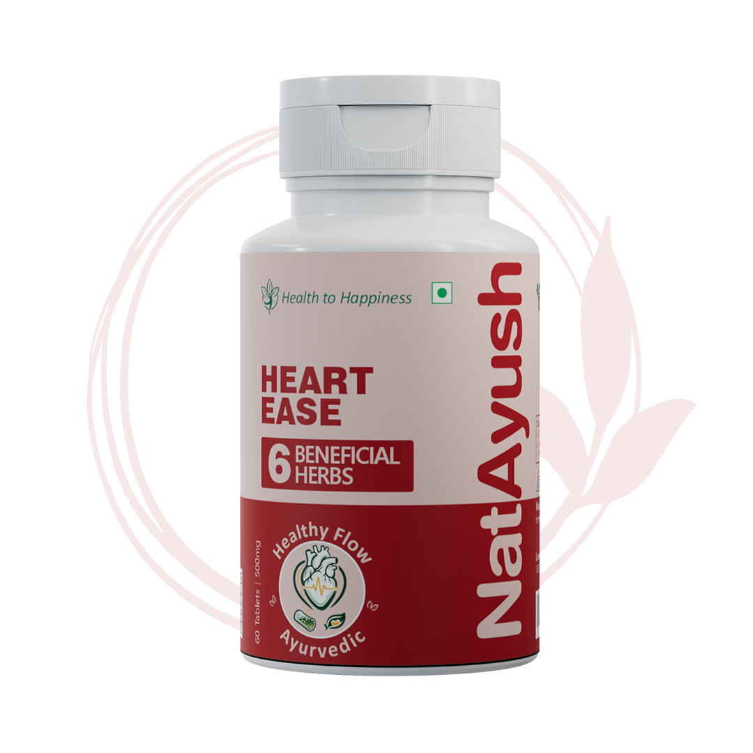 Heart Ease Tablet (Ayurvedic Heart Wellness Tablets)