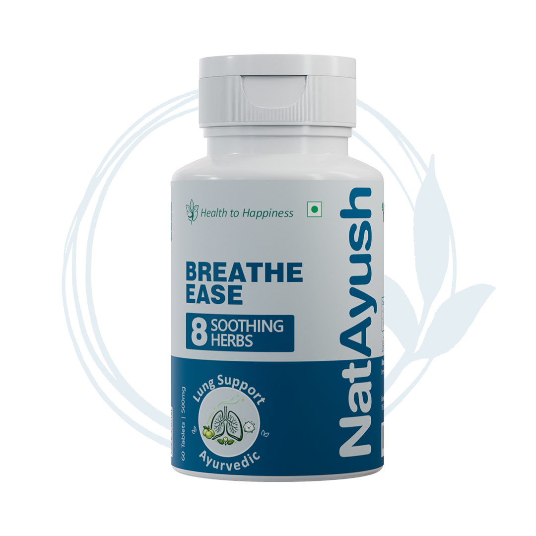 Breathe Ease Tablet (Ayurvedic Lung Support Tablets)