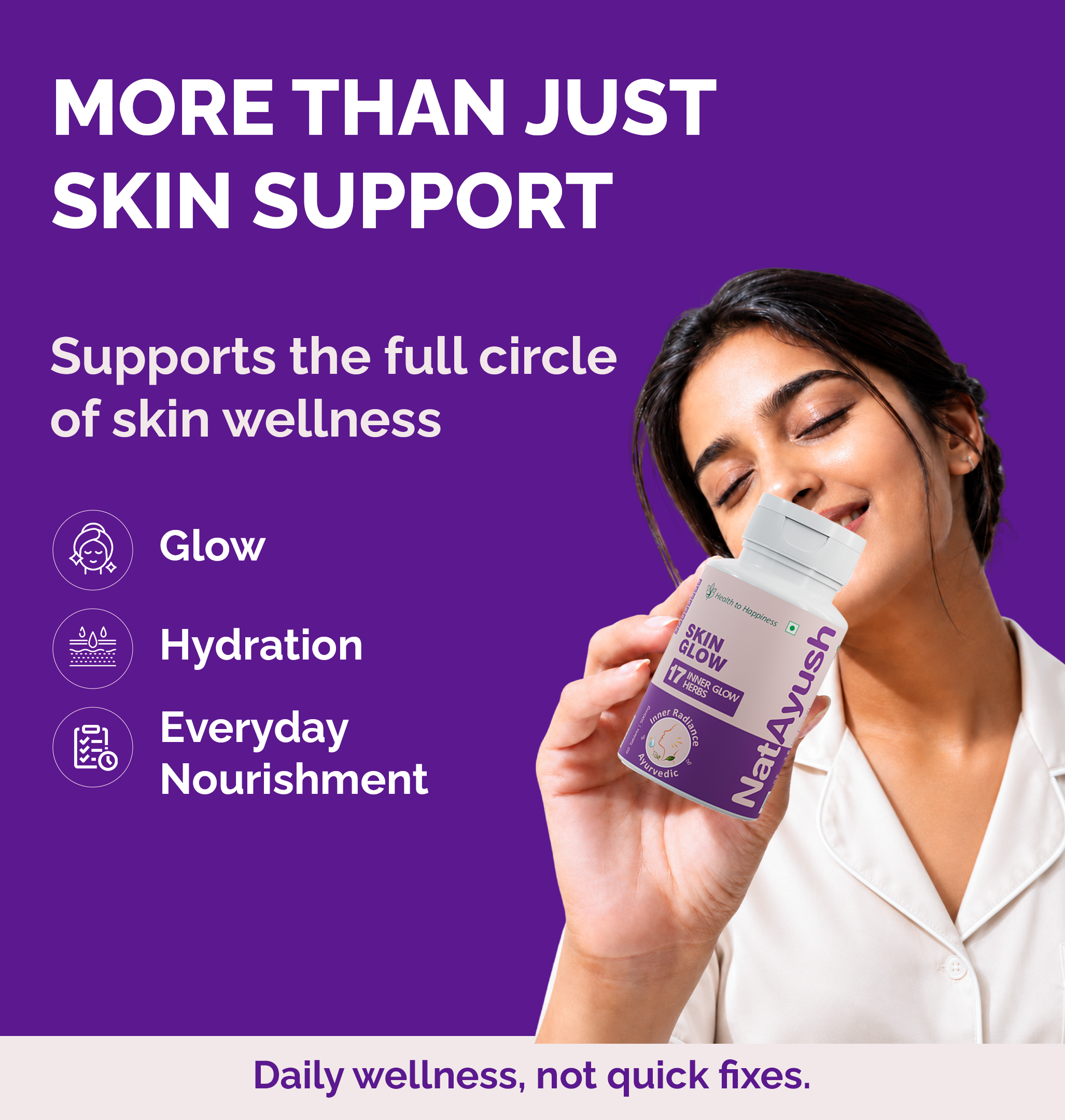 Skin Glow Tablet (Ayurvedic Inner Radiance Tablets )
