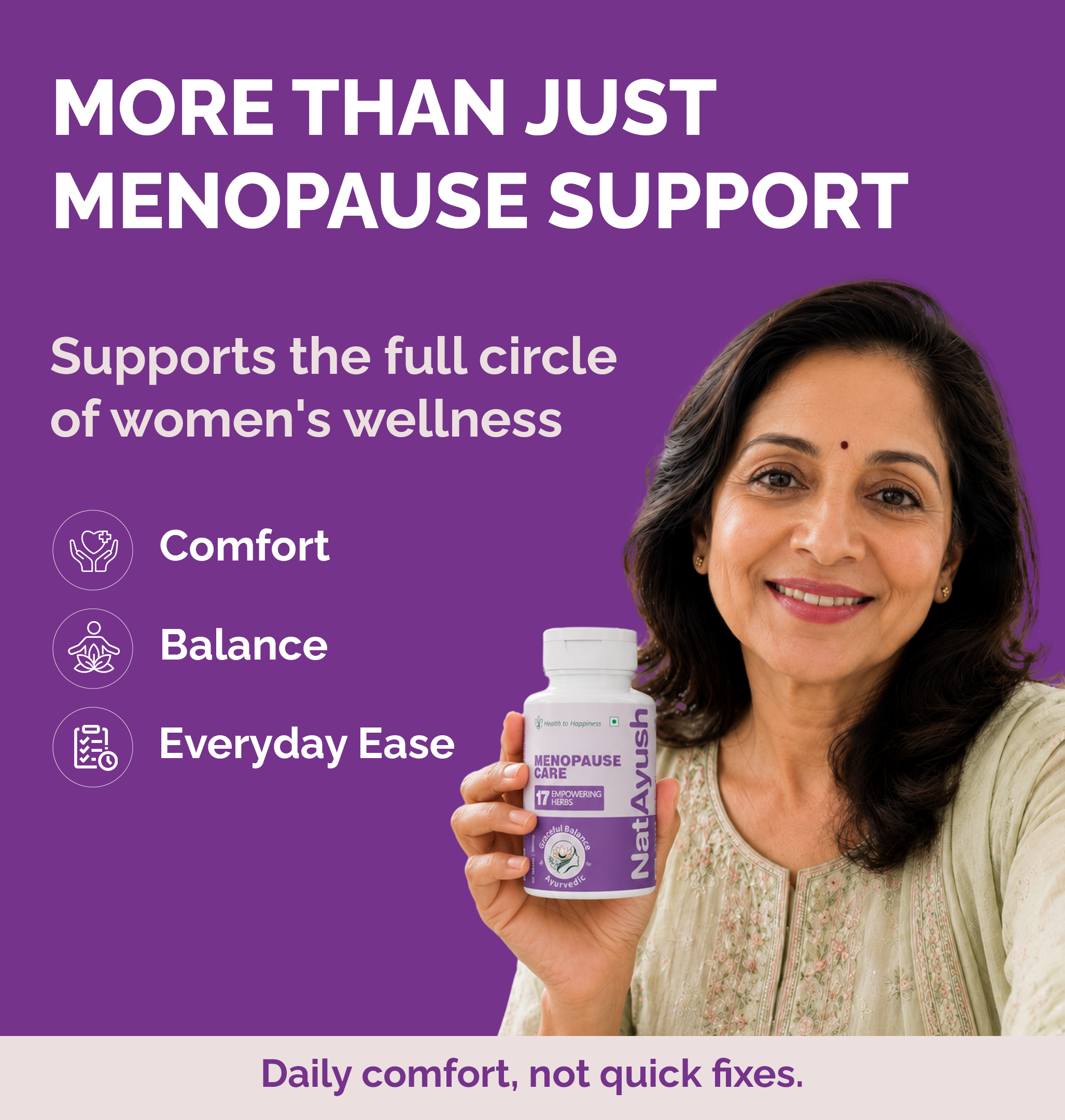Menopause Care Tablet (Ayurvedic women's vitality tablet)