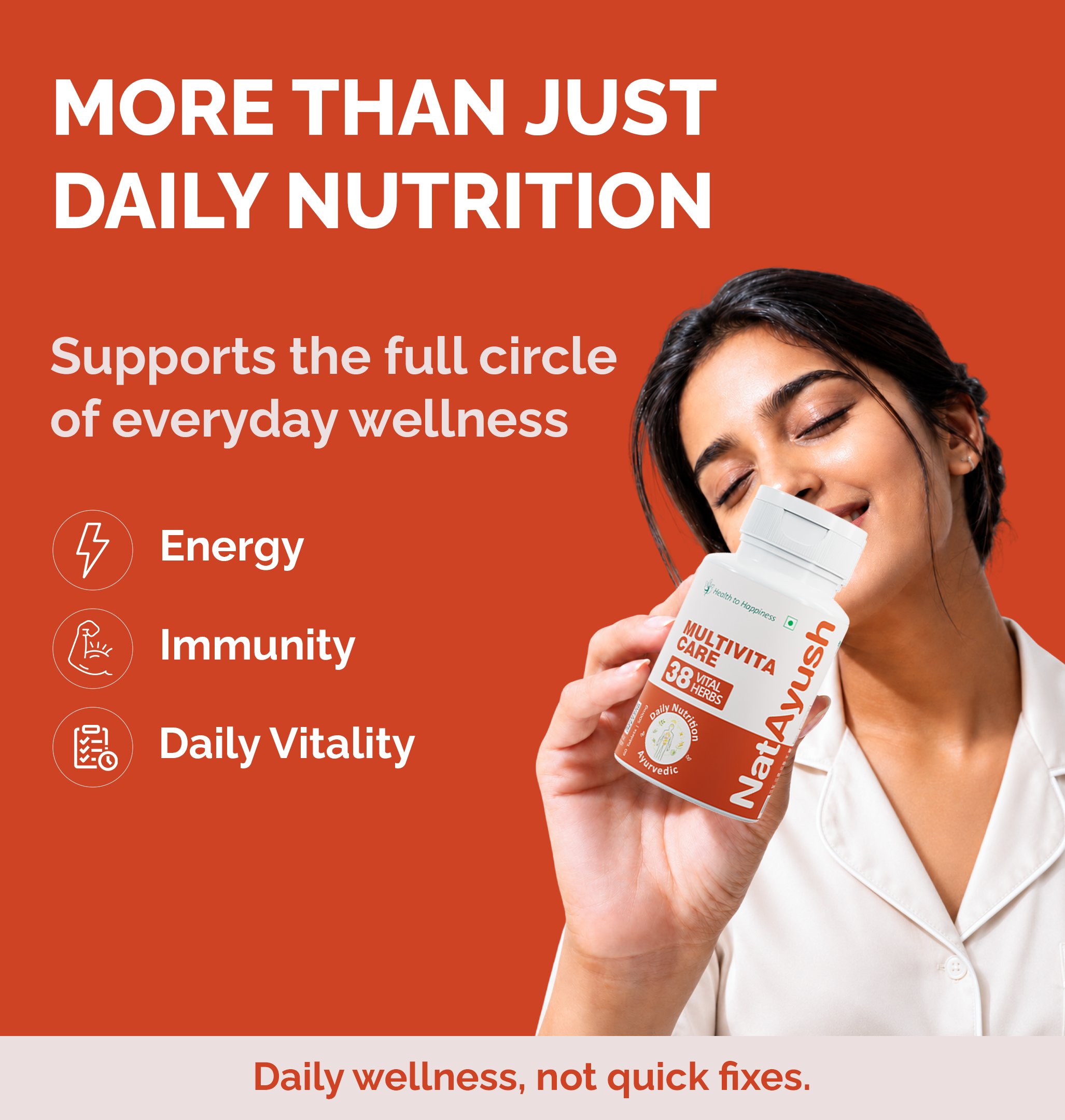 Multivita Care Tablet (Ayurvedic Daily Wellness Tablets)