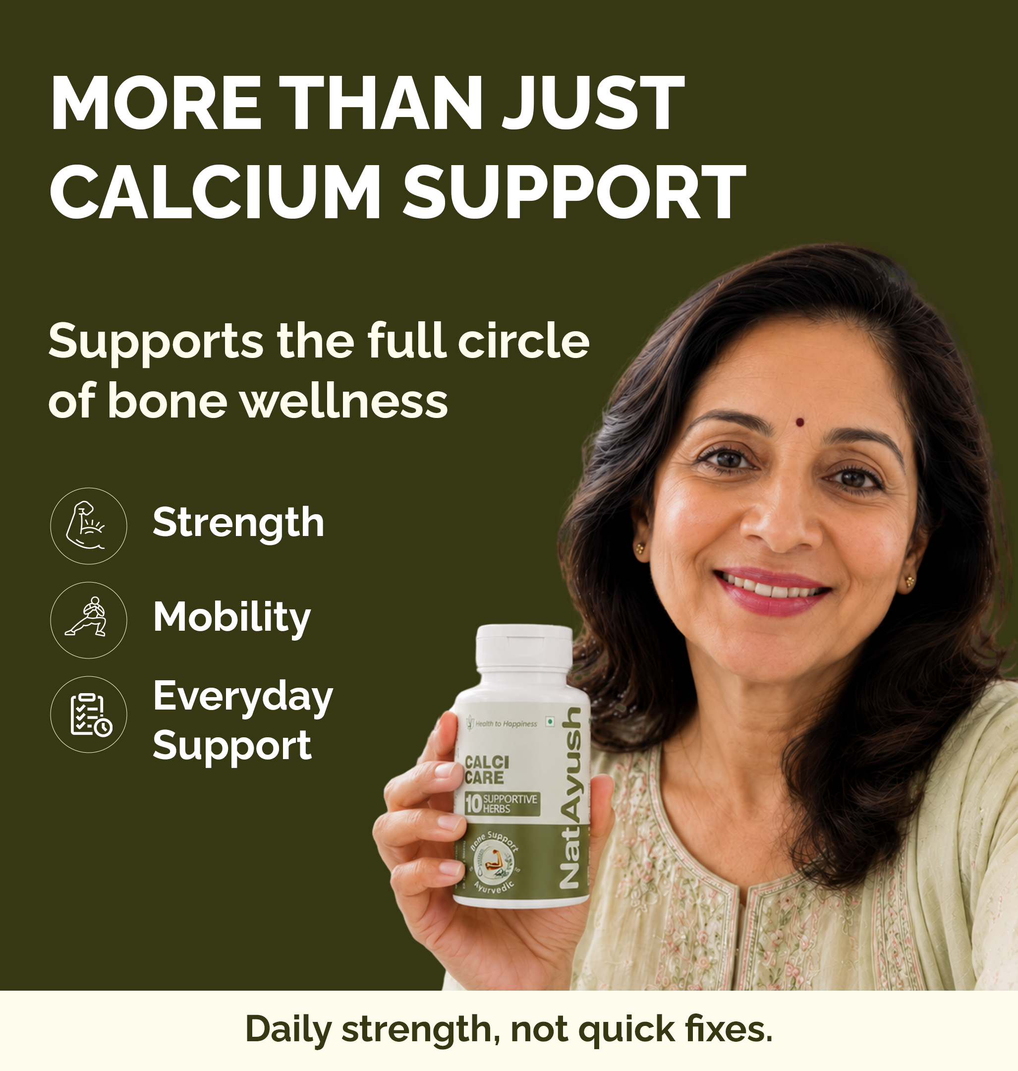 Calci Care Tablet (Ayurvedic Calcium Support Tablets)