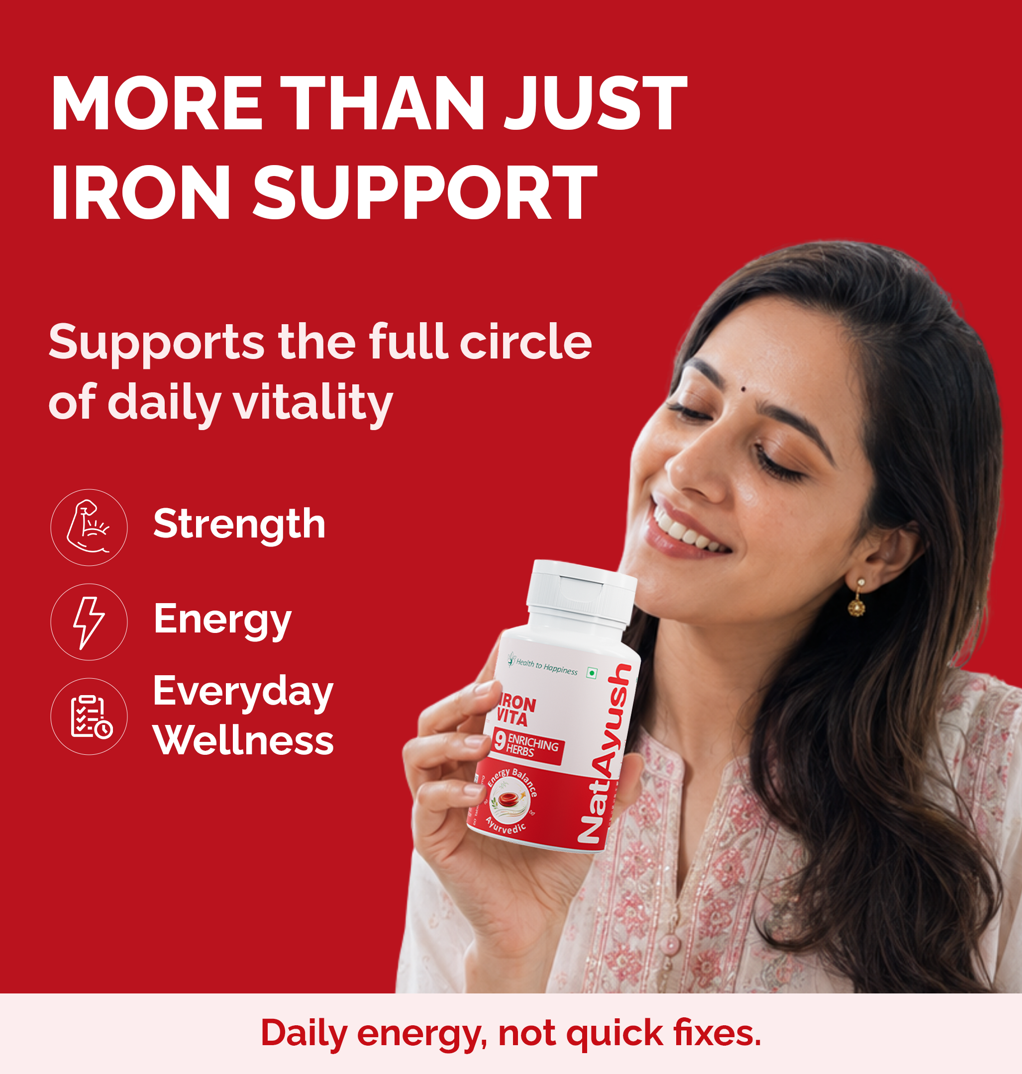 Iron Vita Tablet (Ayurvedic Iron Support Tablets)
